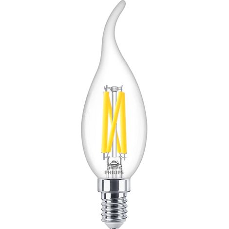 Ampoule led master ba35 philips e14 3,4w 2200-2700k dimmable - mlven40927e14 (1/4)