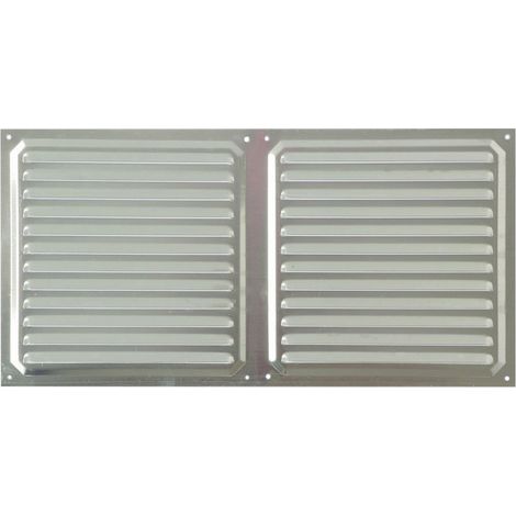Brinox B70540A - Griglia di ventilazione in alluminio, 20 x 40 cm