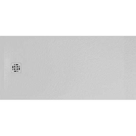 Piatto doccia bianco 80x170 cm Globo serie Docciapietra DP17080501  Bianco - Mineralsolid (1/4)