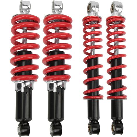 amortisseurs de suspension avant et arrière réglables de 250 mm pour motos tout-terrain, quads et karts de 50 à 125 cm3 (1/5)