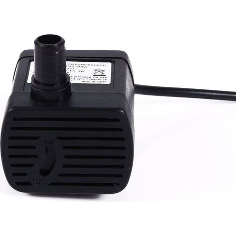 Brushless DC 6V 2W Micro Pompe à Eau Submersible avec Prise USB Solaire Ultra-Silencieux Mini Brushless Pompe De Refroidissement à Eau pour Fontaine Aquarium Circulation