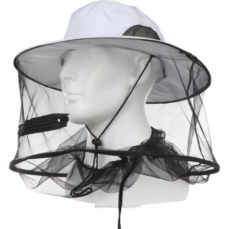 Chapeau moustiquaire, chapeau de soleil avec moustiquaire, chapeau d'apiculteur, chapeau de pêche safari pour la randonnée, le camping et le jardinage en extérieur (1/4)