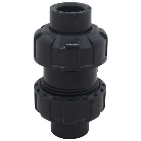 Clapet anti retour a boule 20 25 32 40 50 63mm clapet piscine clapet antiretour anti refoulement pvc vanne soupape anti retour (Diamètre intérieur 50mm) -