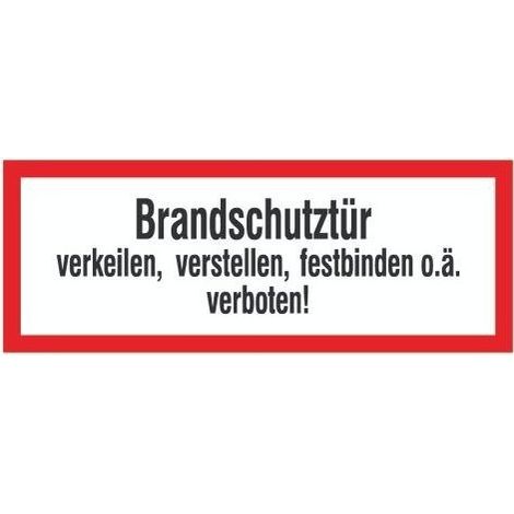 STRECKEN Brandschutztür verkeilen PVC-Folie selbstklebend (1/2)