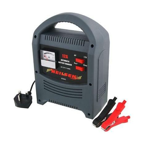 HEAVY DUTY 12A AMP 12V 6V BATTERY CHARGER TRICKLE BOOSTER CAR 9-160AH CT4341 (1/2)