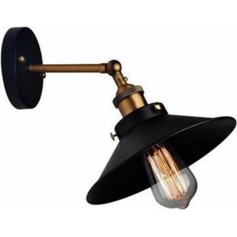 Applique murale vintage Loft Edison - Métal - Extérieur (1/4)
