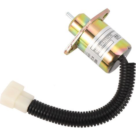 Motorstopp-Magnetventil 1503ES-12A5UC5S, Stahlgehäuse, 24 V Gleichstrom, für Kubota 05-Serie (1/5)