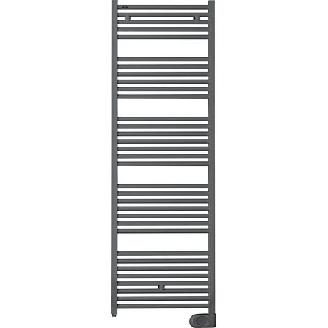 Scaldasalviette elettrico – Tweed grigio antracite – 750 W – 158,2 x 50 cm – A liquido ACOVA (1/3)