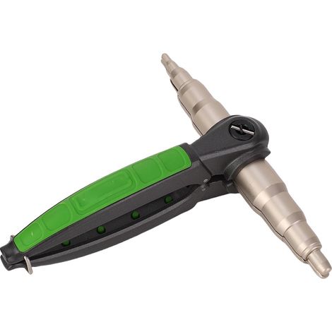 Expansor multifuncional de doble cabezal para tubos de cobre en sistemas de refrigeración. (1/5)