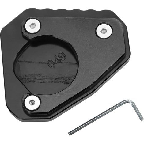 Piastra di supporto per cavalletto laterale moto, in lega di alluminio, ricambio per G310GS 2017-2018, colore nero. (1/5)