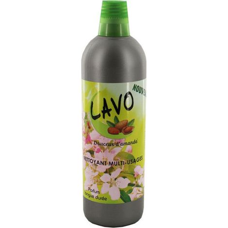 Produit nettoyant - Multi surfaces - Parfum amande - Lavo Fruit - Bidon 1L