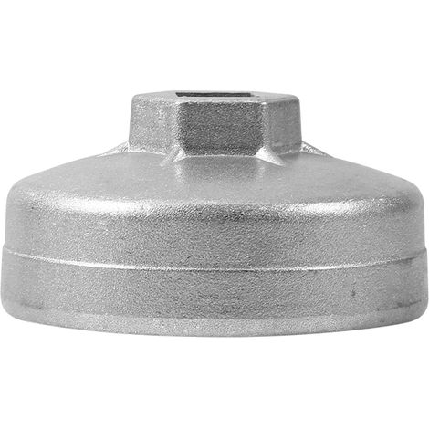 67-mm-Ölfilterschlüssel aus Aluminium mit 14 Kerben, Steckschlüssel zum Entfernen der Ölfilterpatrone für Autos, Ausbauwerkzeug (1/5)
