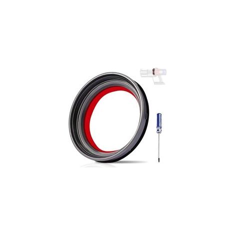 Applicable à Joint d'étanchéité pour Dyson V10, Anneau d'étanchéité Fixe de Rechange pour Dyson V10, Bague d'étanchéité Fixe au Sommet de Poubelle à Poussière pour Dyson V10 SV12 Aspirateur. (1/5)