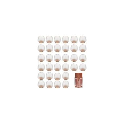Protections antidérapantes en silicone pour pieds de chaise, embouts de pieds de chaise en silicone, patins anti-rayures en feutre. - Crezuo (1/4)