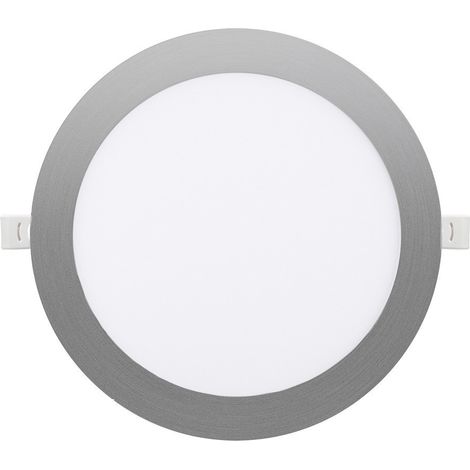 Downlight Empotrar 18W 3000-4000-6500K Níquel 1620lm Redondo Corte 20cm SILEX (1/2)