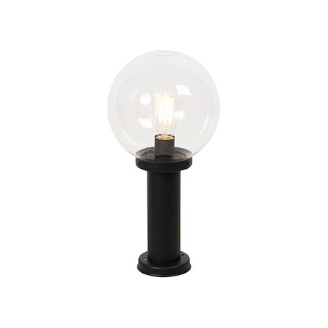 QAZQA Palo da giardino sfera - Moderno - Acciaio inossidabile,Plastico - Nero - Oblungo Max. 1 x Watt (1/5)