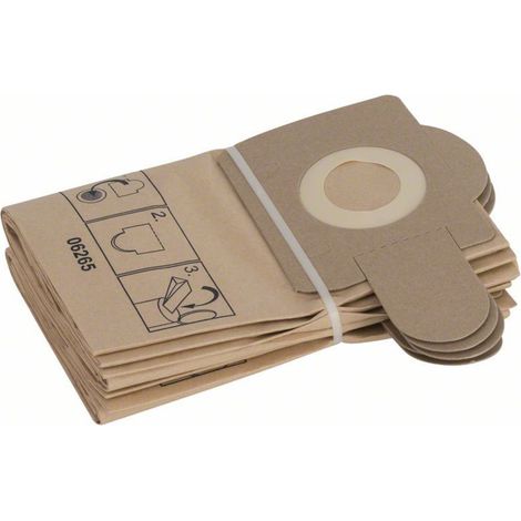 Papierfilterbeutel, passend zu PAS 11-21, PAS 12-27 und PAS 12-27 F Bosch Accessories 2605411150