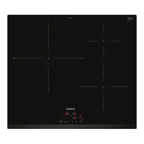 Placa de cocción por inducción - SIEMENS - EH631BDB6E - 60 cm - 3 zonas - EasyTouch frontal