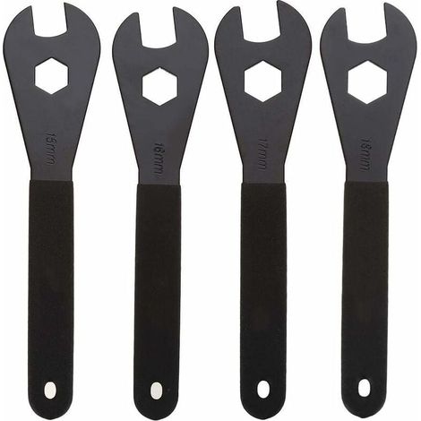 Bicycle wrench - Durable multi-functional carbon steel cone wrench for bicycle repair (15mm, 16mm, 17mm, 18mm) (1/5)