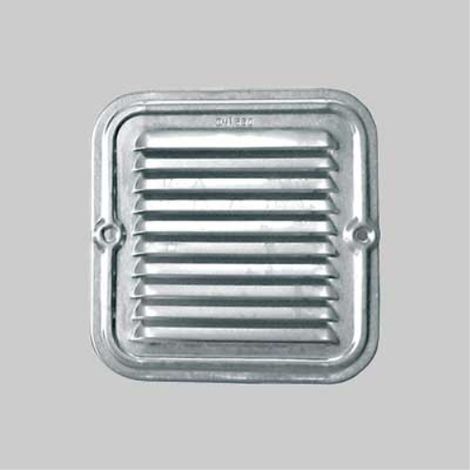 Griglia di aerazione in alluminio sovrapponibile mm 140x140 (1/2)