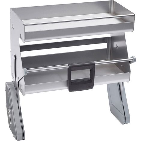 Etagère escamotable 2 niveaux – Décor gris – Pour caisson 600mm de large – Charge 8kg – Hauteur intérieure mini 710mm – Kesseböhmer (1/5)