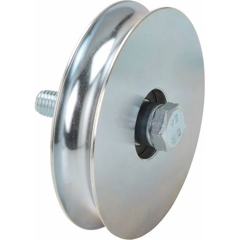 Ruota Per Cancello G. Tonda 20 Con Bullone 1 Cusc. Mm.100 - 6 Pz