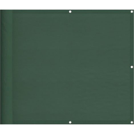 vidaXL Écran de balcon vert foncé 90x800 cm 100% polyester oxford