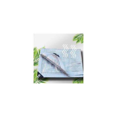 Voile d'ombrage en aluminium 2x3m – Tissu résistant aux UV – Réduit la température – Protection contre le vent et les rayons UV (1/5)