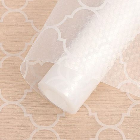 Bardusch Tapis de Tiroir 30x300cm Non-adhésif,Imperméable l'huile Antidérapant,Tapis Frigo EVA Plastique Tapis Protection (1/5)