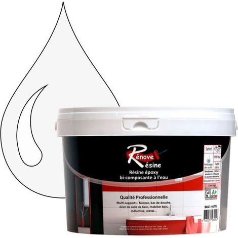 Peinture Résine - Rénove Résine 0.5L - Blanc signalisation - Brillant - Multi-supports (1/4)