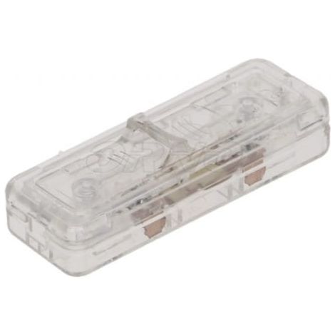 Interrupteur à glissière unipolaire 2,5 A/250 V incolore WS-1P/court-circuit