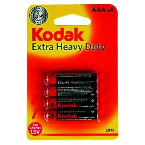 Pile Kodak Extra Heavy-Duty Ministilo 4Pz Aaa