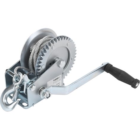 Treuil manuel autobloquant en acier allié, capacité de levage 1000 lbs, outil de levage robuste pour grue, accessoires de manutention (1/5)