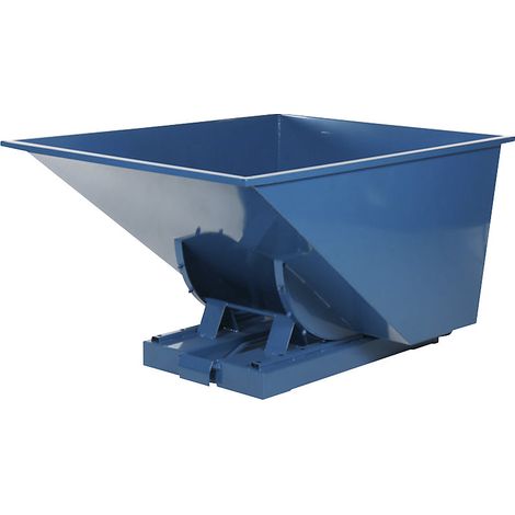 eurokraft basic, Benne basculante, bleu, capacité 0,9 m³