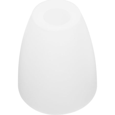Abat-jour pour lampadaire Abat-jour de rechange en plastique Plat Couvercle décoratif pour l'éclairage domestique Blanc 30 mm Trou central (1/5)