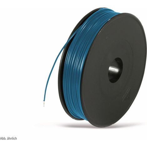 FIL DE COMMUTATION, 1 X 0,25, BOBINE DE 100 M, BLEU, ISOLATION EN PVC ET GAINE UNBEKANNT