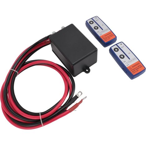 Relais de treuil électrique 250A 12V avec 2 télécommandes, boîtier de commande pour ATV, tracteur, grue et véhicules (1/5)