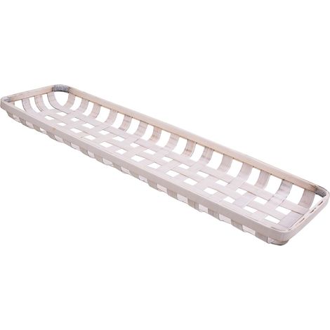 Bandeja de bambú blanca 75x21x5 (1/5)