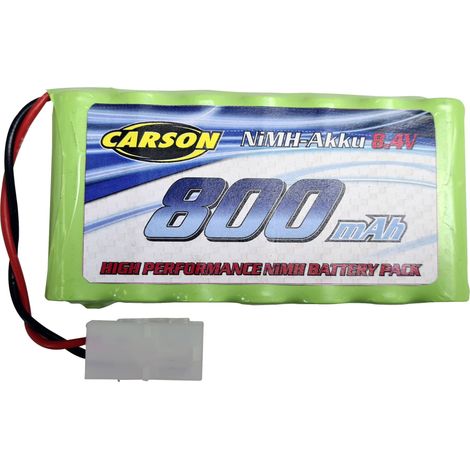 Carson RC Sport Pack de batterie (NiMh) 8.4 V 800 mAh Nombre de cellules: 7 Softcase Tamiya