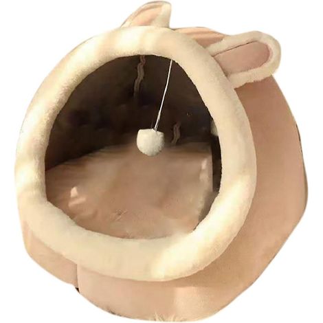 Warm Cats Bed Cute Cats House Kitten Lounger Cushion For Small Pet Sleep Tent Washable Cats Sleepin