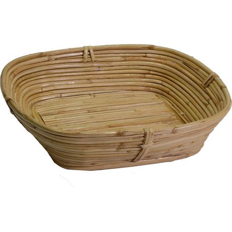 Cesta giunco naturale rettangolare cm 31xh7x27