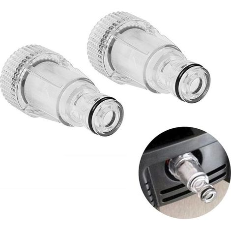 Pressure Washer Water Filter, Pressure Washer Water Inlet Filter, Garden Connectors, Compatible with Garden Connectors, 2 Pieces (1/5)