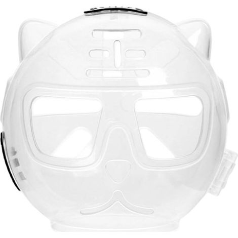 Muselière respirante pour chat - Masque anti-morsure - Transparent et résistant aux griffures - Protection lors du dressage - Accessoire de toilettage - Convient aux chats ayant un tour de tête de 30 (1/5)