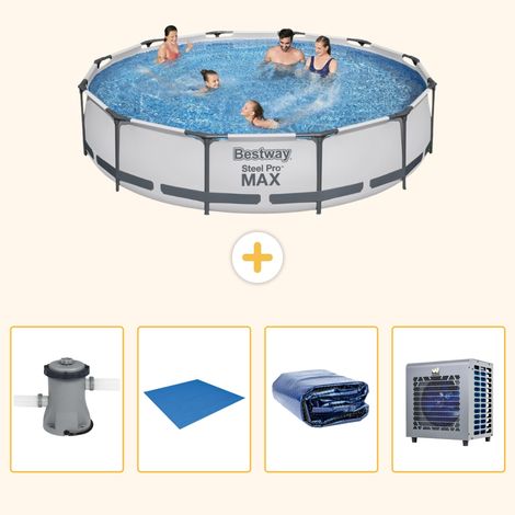 Bestway Bestway Steel Pro MAX Ronde - 366x76 cm - 5-pièces S278 (1/5)