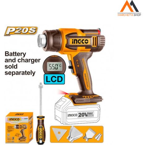 TERMOSOFFIATORE A BATTERIA C/SCHERMO LCD NUDO