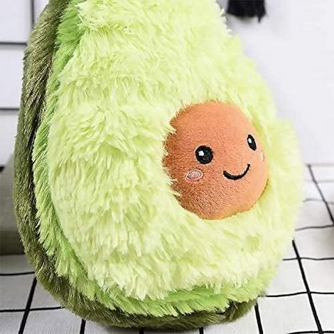 Weiches und niedliches Avocado-Plüschkissen, lustiges Kissen für Kinder, verschiedene Größen (30 cm) (1/5)