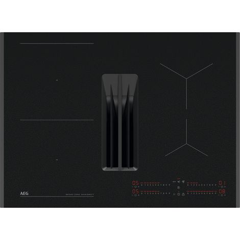 [JAMAIS UTILISE] Plaque de Cuisson Induction avec Hotte Aspirante Intégrée AEG SaphirMatt 80cm - TH84CB03FZ (1/5)