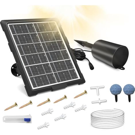 Aérateur De Bassin Solaire Oxygénateur d'Aquarium à Énergie (1/5)