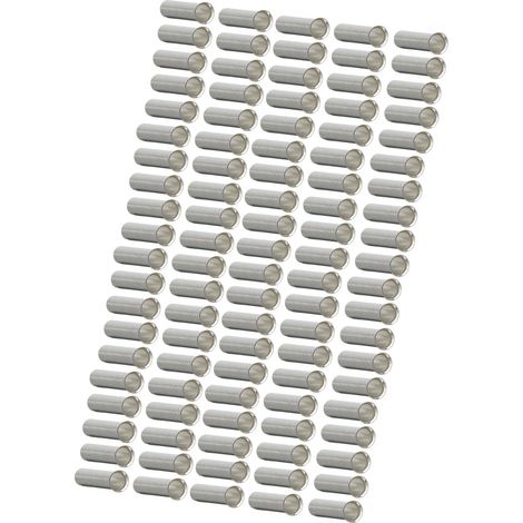 100pcs cosse à sertir en cuivre étamé 6mm², embout terminal pour câble électrique, connecteur à visser, norme EN6012 (1/5)
