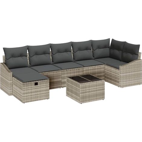 Maison Exclusive - Set di divani 8 pz polyrattan (1/5)